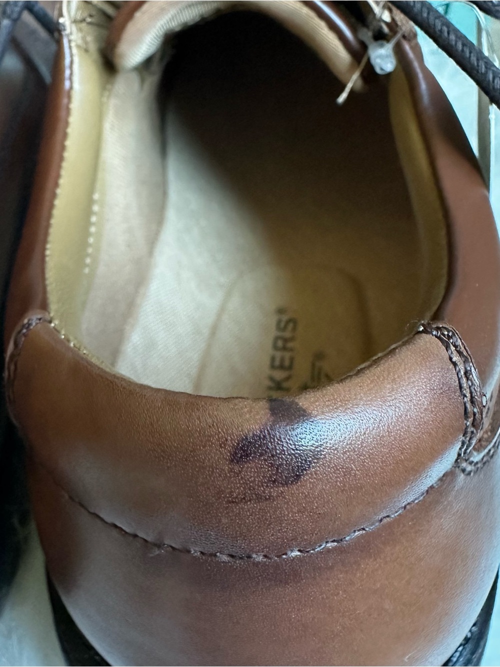 Dockers 9.5M Barker Brown Genuine Leather Oxford Dress Shoes Men's Like New - Picture 14 of 14